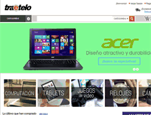 Tablet Screenshot of ec.traetelo.com